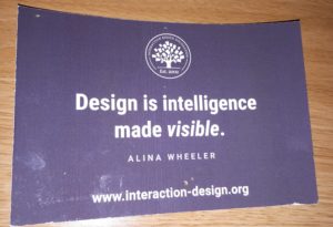 Interaction Design Foundation Postcard