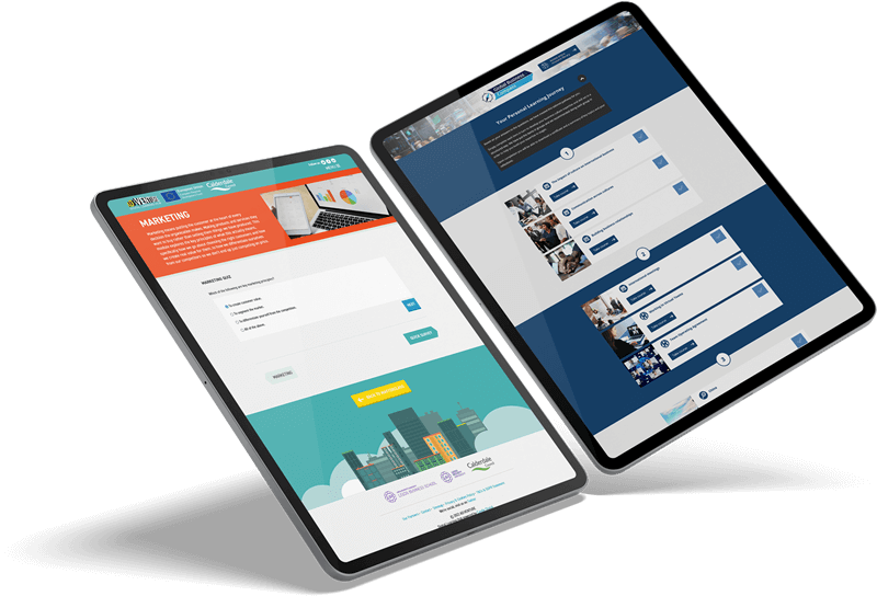 Learning platform screenshot